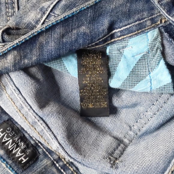 2000’s Y2K Hip Hop Rokawear Vintage inspo Acid Wash Zipper Ripped Denim Jeans - Picture 9 of 11